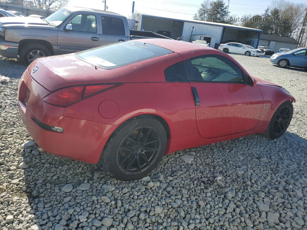 2005 Nissan 350z Coupe Red vin: JN1AZ34E75M651520