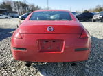 2005 Nissan 350z Coupe Red vin: JN1AZ34E75M651520