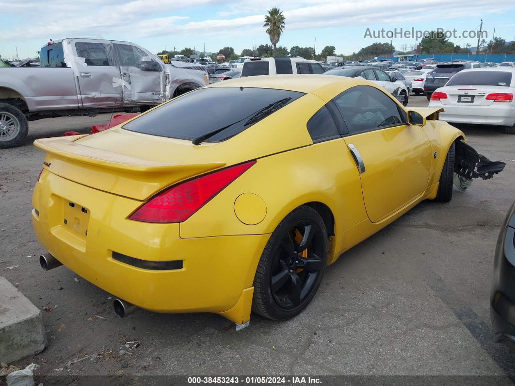 2005 Nissan 350z   Желтый vin: JN1AZ34E85M652482