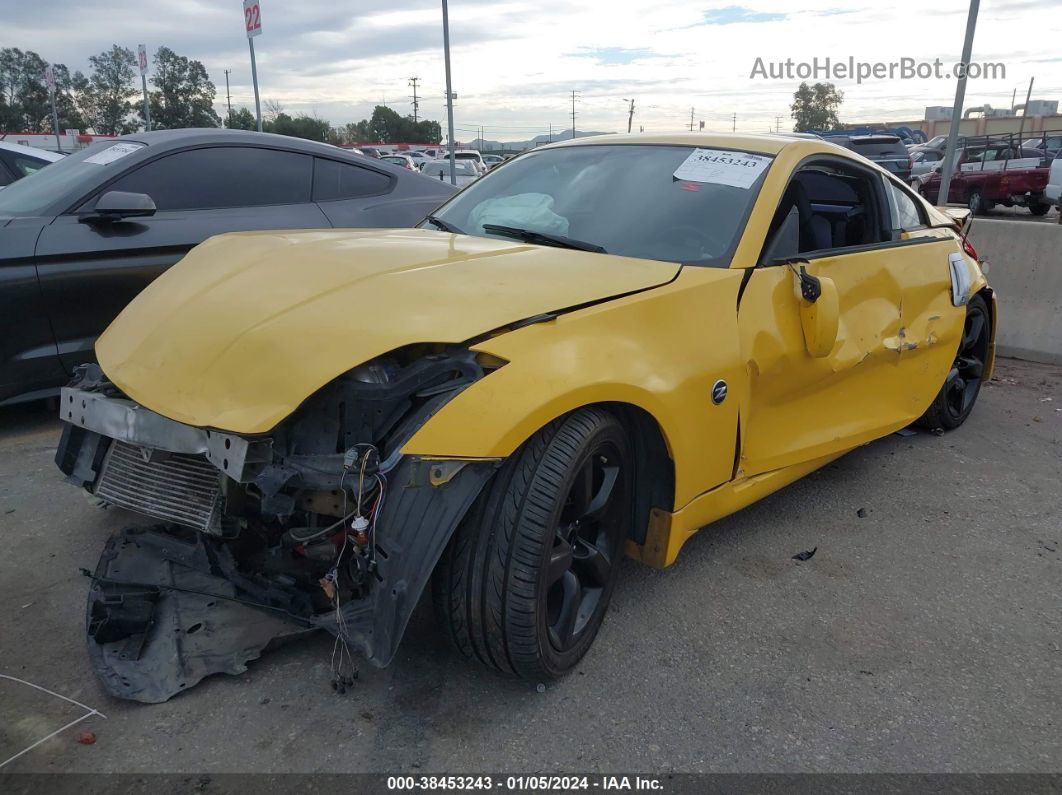 2005 Nissan 350z   Yellow vin: JN1AZ34E85M652482