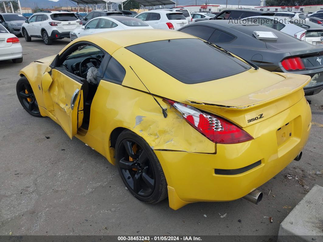 2005 Nissan 350z   Yellow vin: JN1AZ34E85M652482