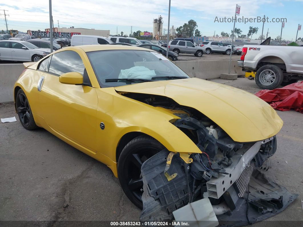 2005 Nissan 350z   Желтый vin: JN1AZ34E85M652482