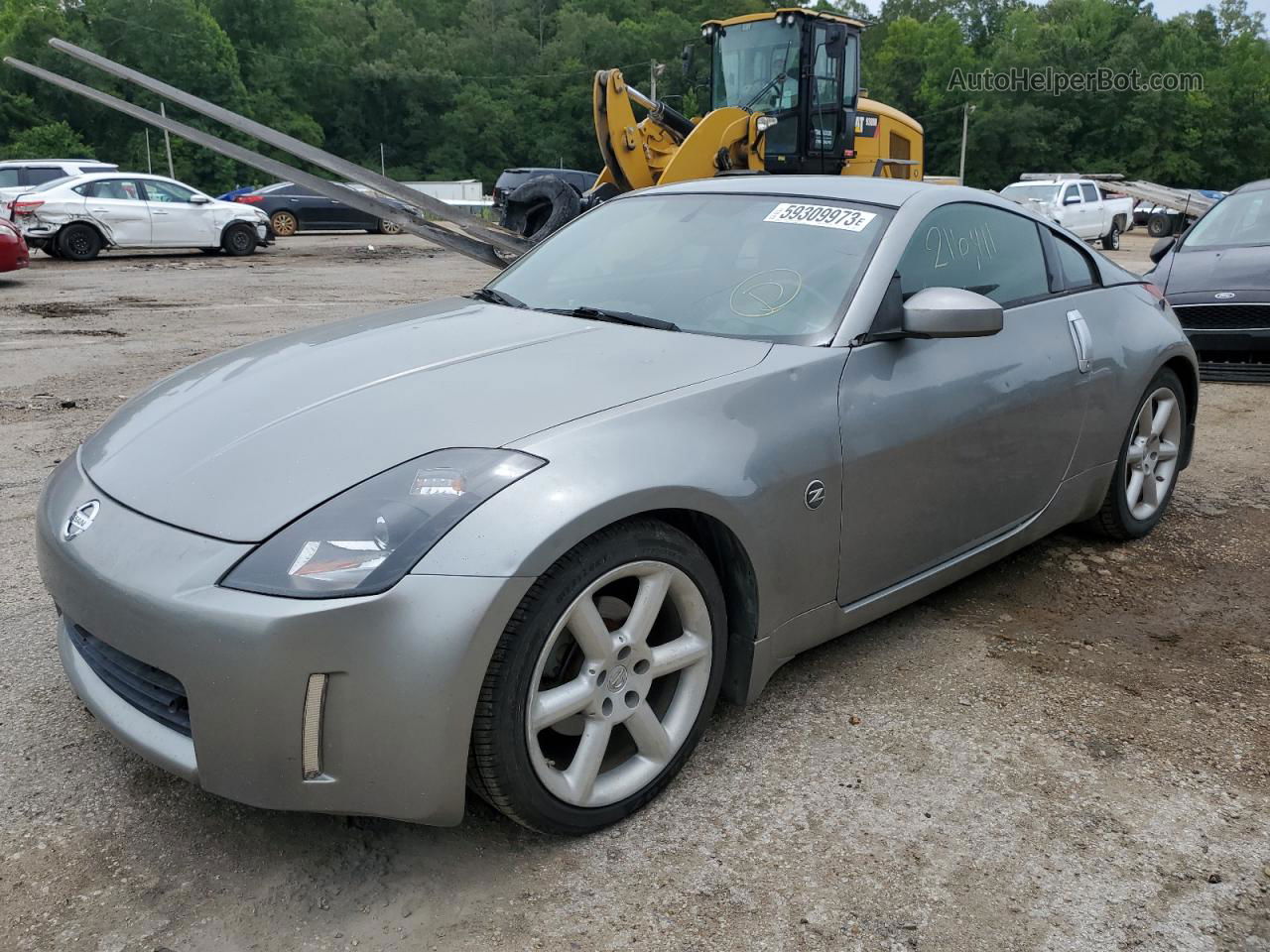 2005 Nissan 350z Coupe Серый vin: JN1AZ34E95M651342