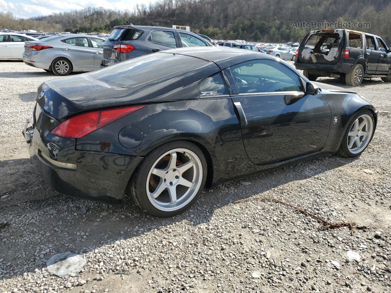 2005 Nissan 350z Coupe Black vin: JN1AZ34E95M652118