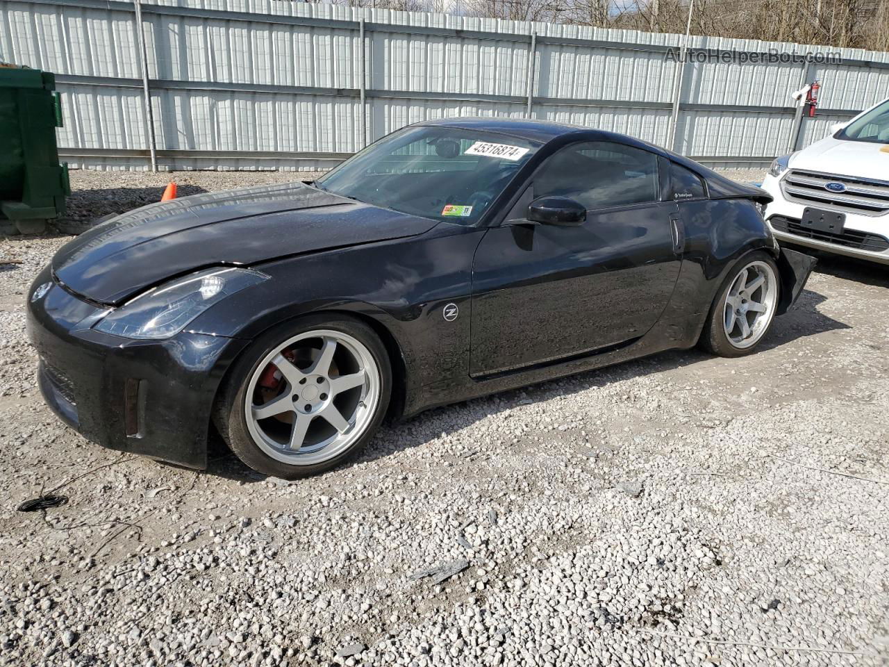 2005 Nissan 350z Coupe Black vin: JN1AZ34E95M652118