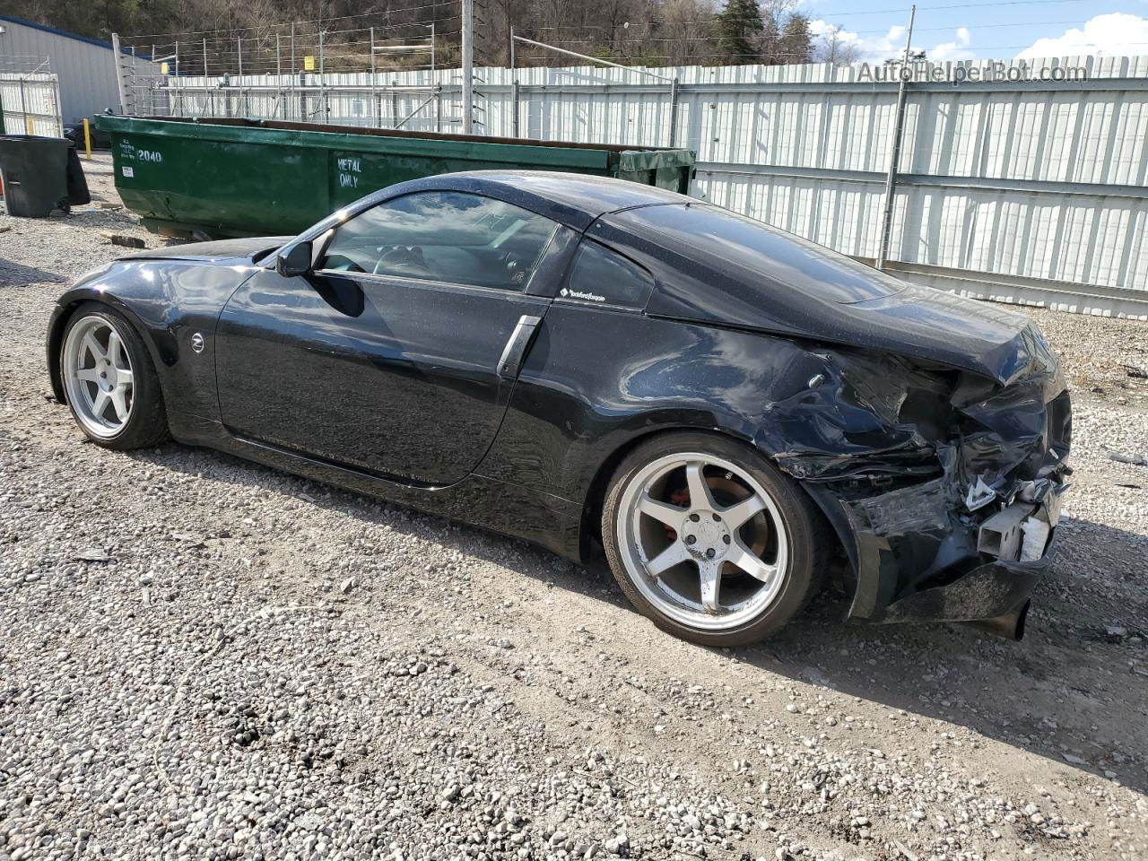 2005 Nissan 350z Coupe Black vin: JN1AZ34E95M652118