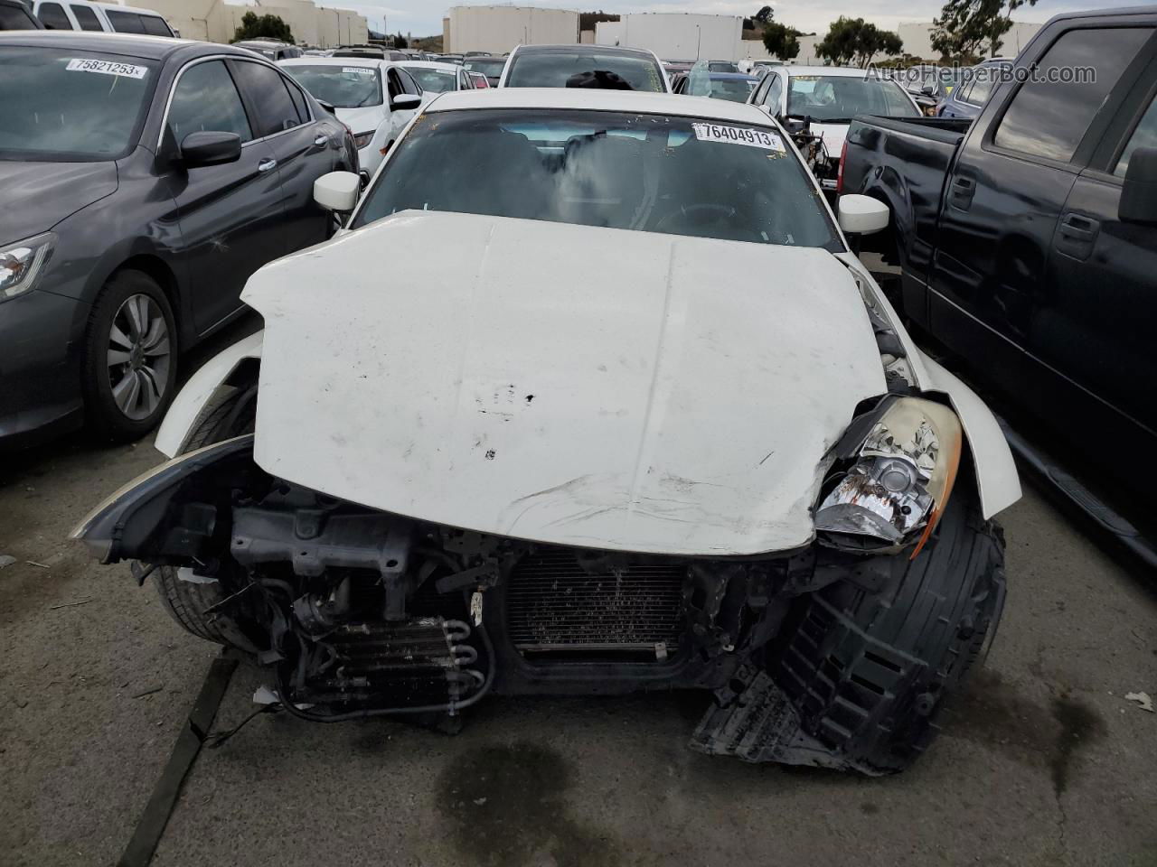 2005 Nissan 350z Coupe White vin: JN1AZ34E95M653656