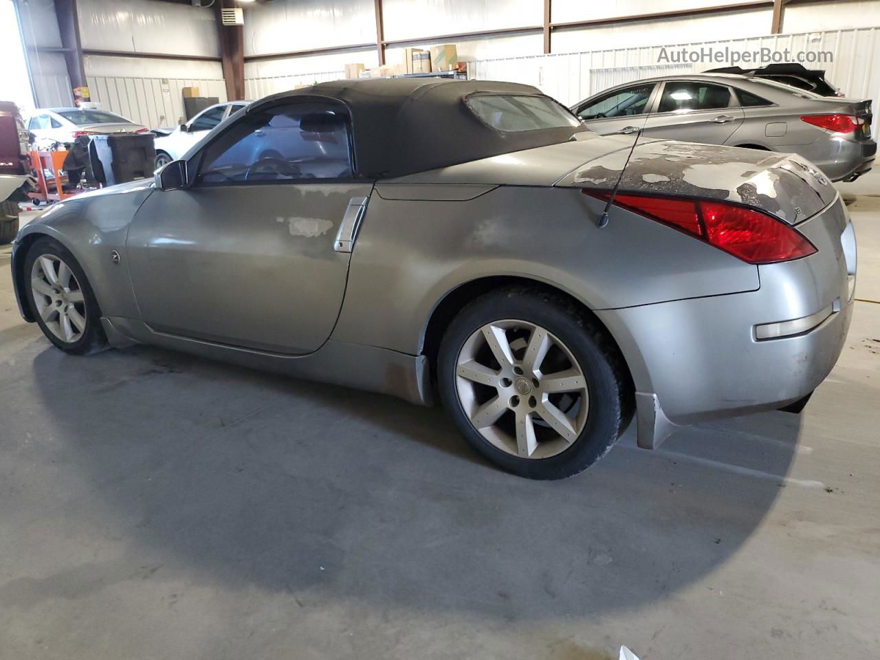 2005 Nissan 350z Roadster Silver vin: JN1AZ36A05M752974