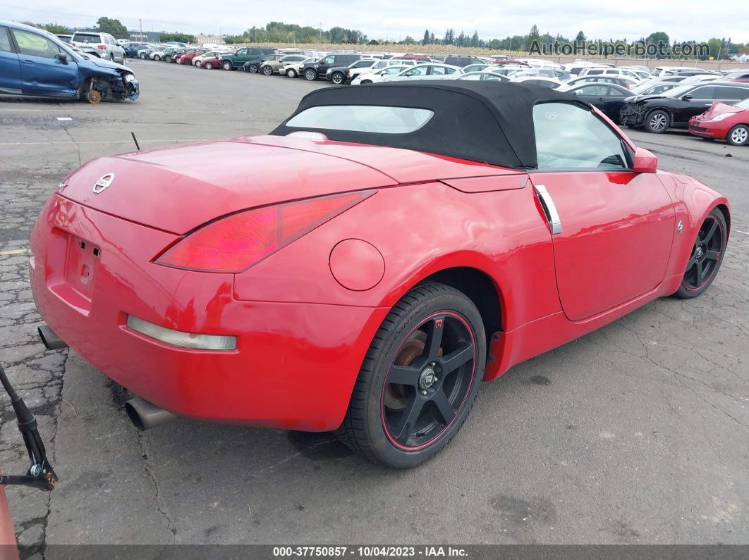 2005 Nissan 350z Touring Red vin: JN1AZ36A05M754028