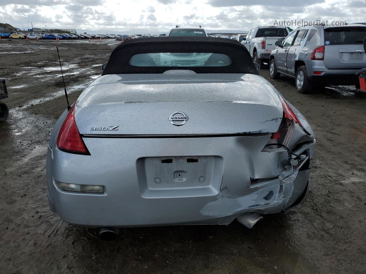 2005 Nissan 350z Roadster Silver vin: JN1AZ36A05M760279