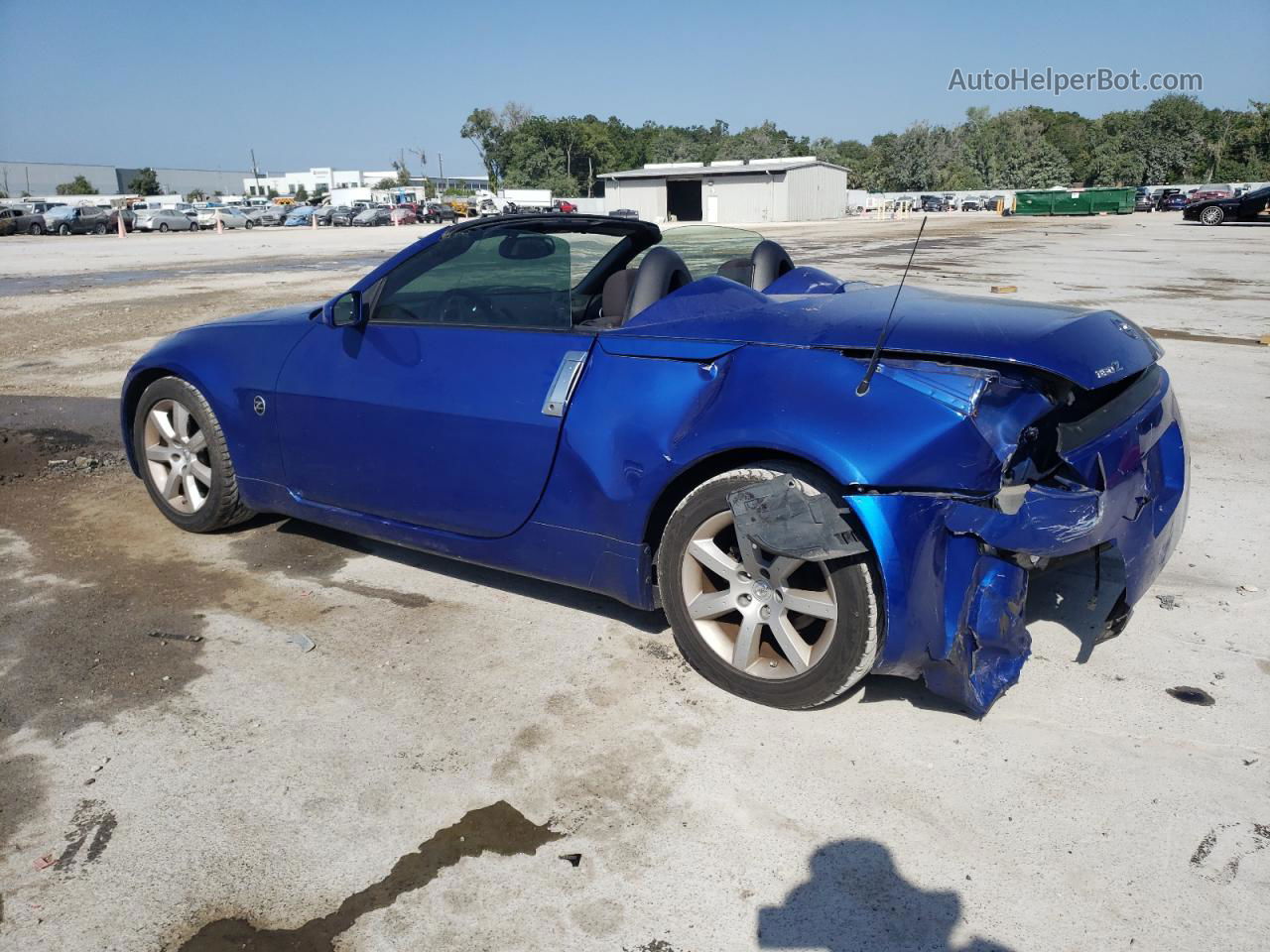 2005 Nissan 350z Roadster Синий vin: JN1AZ36A15M751929