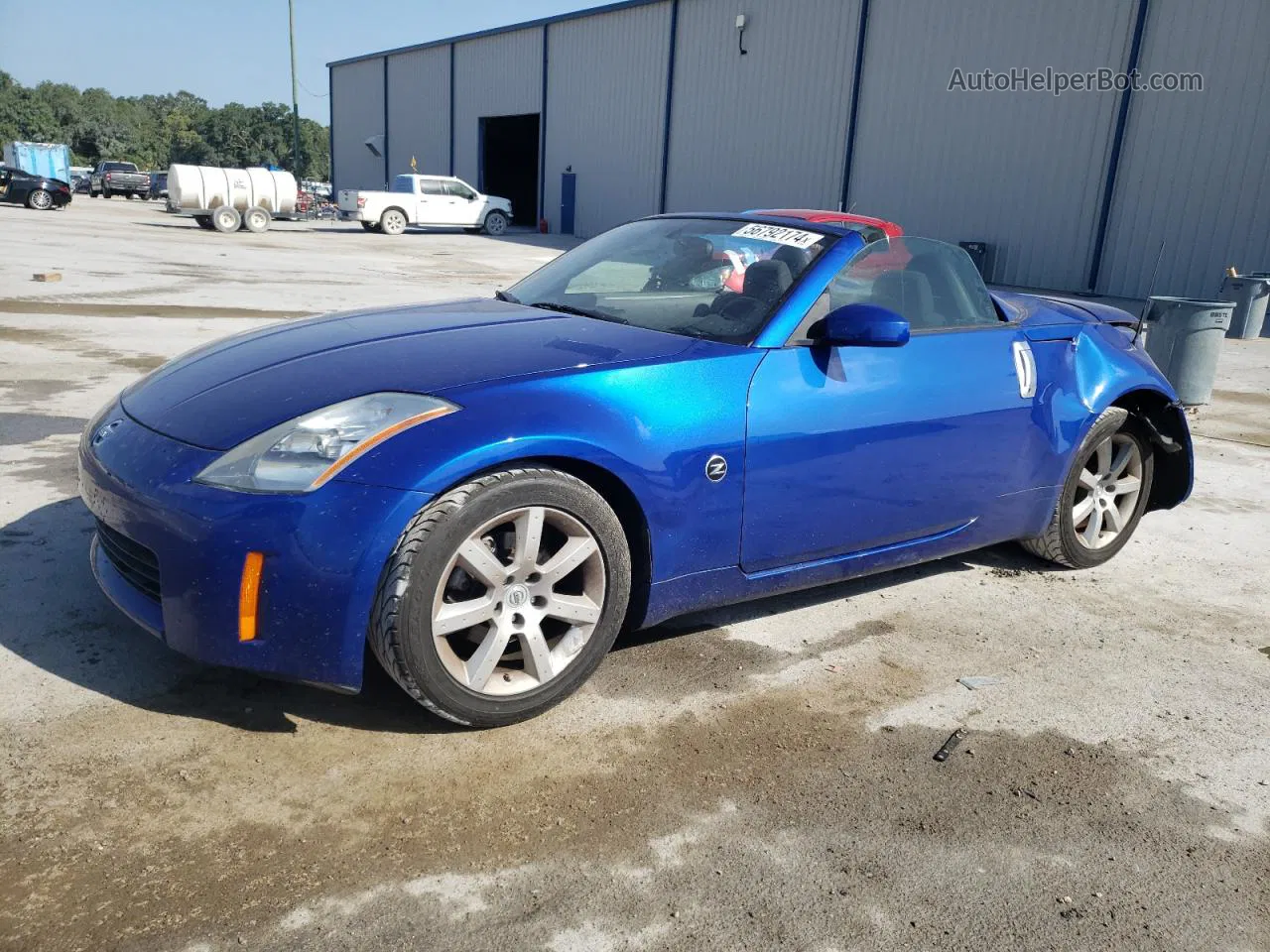 2005 Nissan 350z Roadster Blue vin: JN1AZ36A15M751929