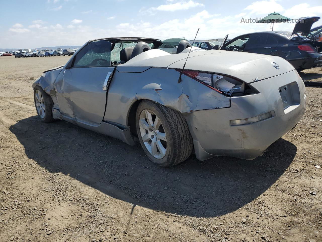 2005 Nissan 350z Roadster Silver vin: JN1AZ36A15M754877