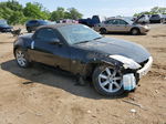 2005 Nissan 350z Roadster Black vin: JN1AZ36A15M756662