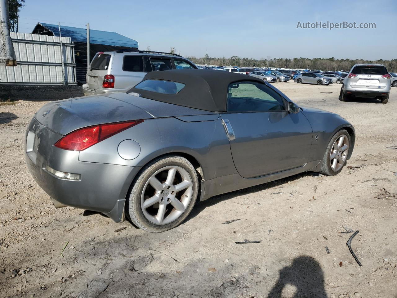 2005 Nissan 350z Roadster Gray vin: JN1AZ36A15M758508