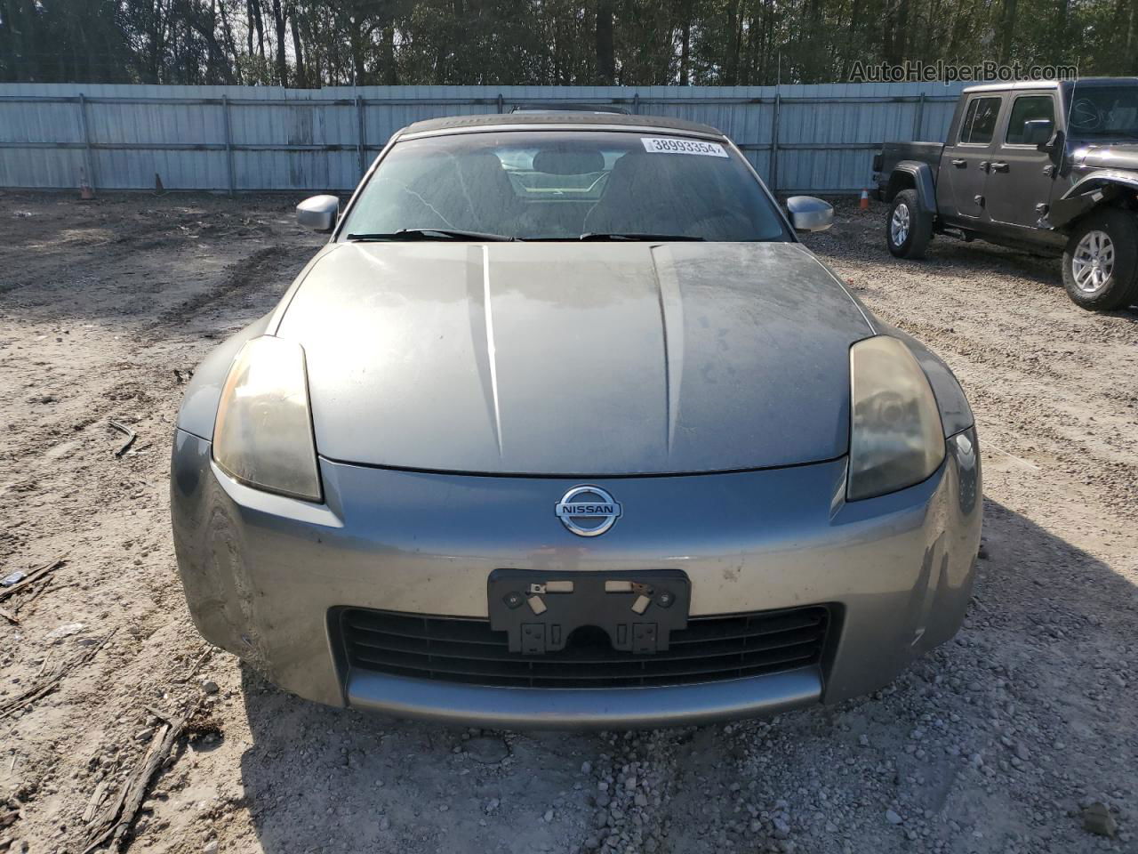 2005 Nissan 350z Roadster Gray vin: JN1AZ36A15M758508