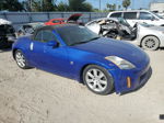 2005 Nissan 350z Roadster Blue vin: JN1AZ36A25M751311