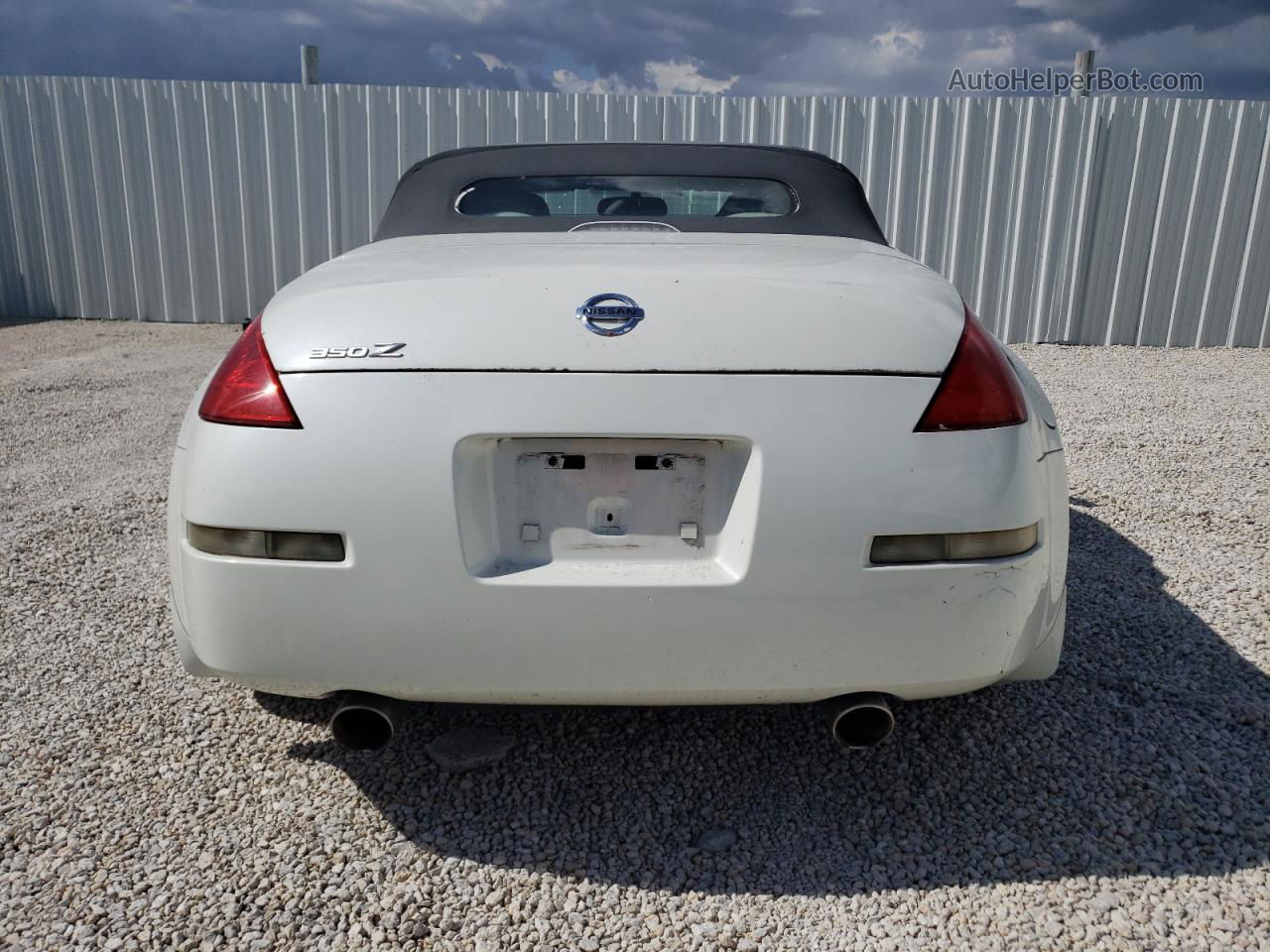 2005 Nissan 350z Roadster White vin: JN1AZ36A25M751695