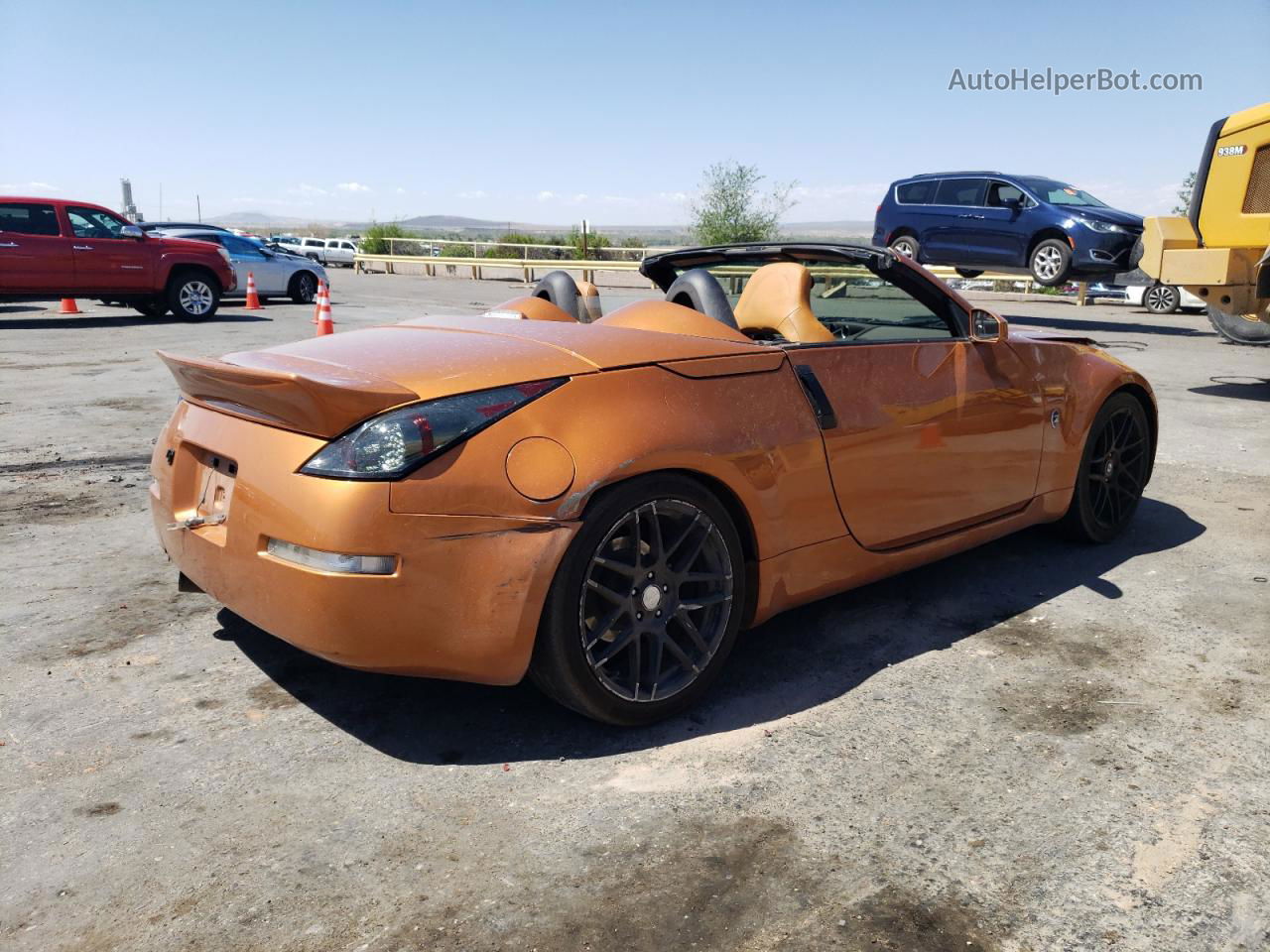 2005 Nissan 350z Roadster Orange vin: JN1AZ36A25M753625