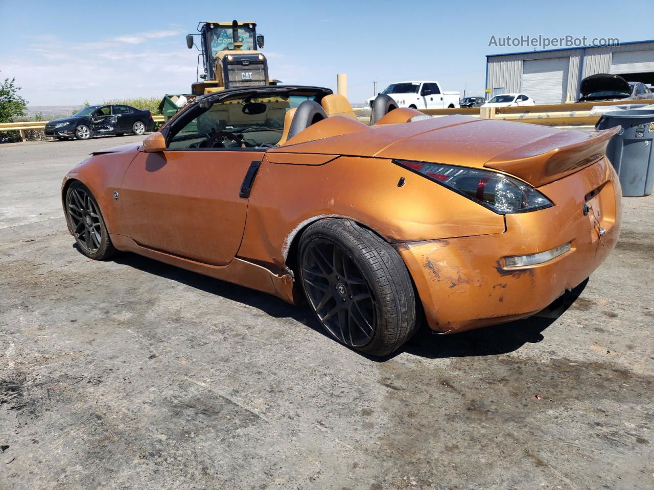 2005 Nissan 350z Roadster Orange vin: JN1AZ36A25M753625