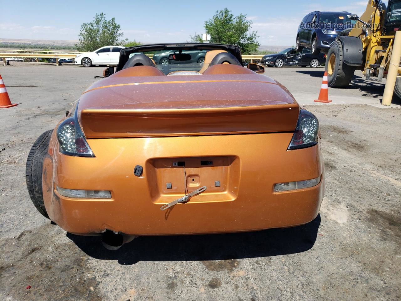 2005 Nissan 350z Roadster Orange vin: JN1AZ36A25M753625