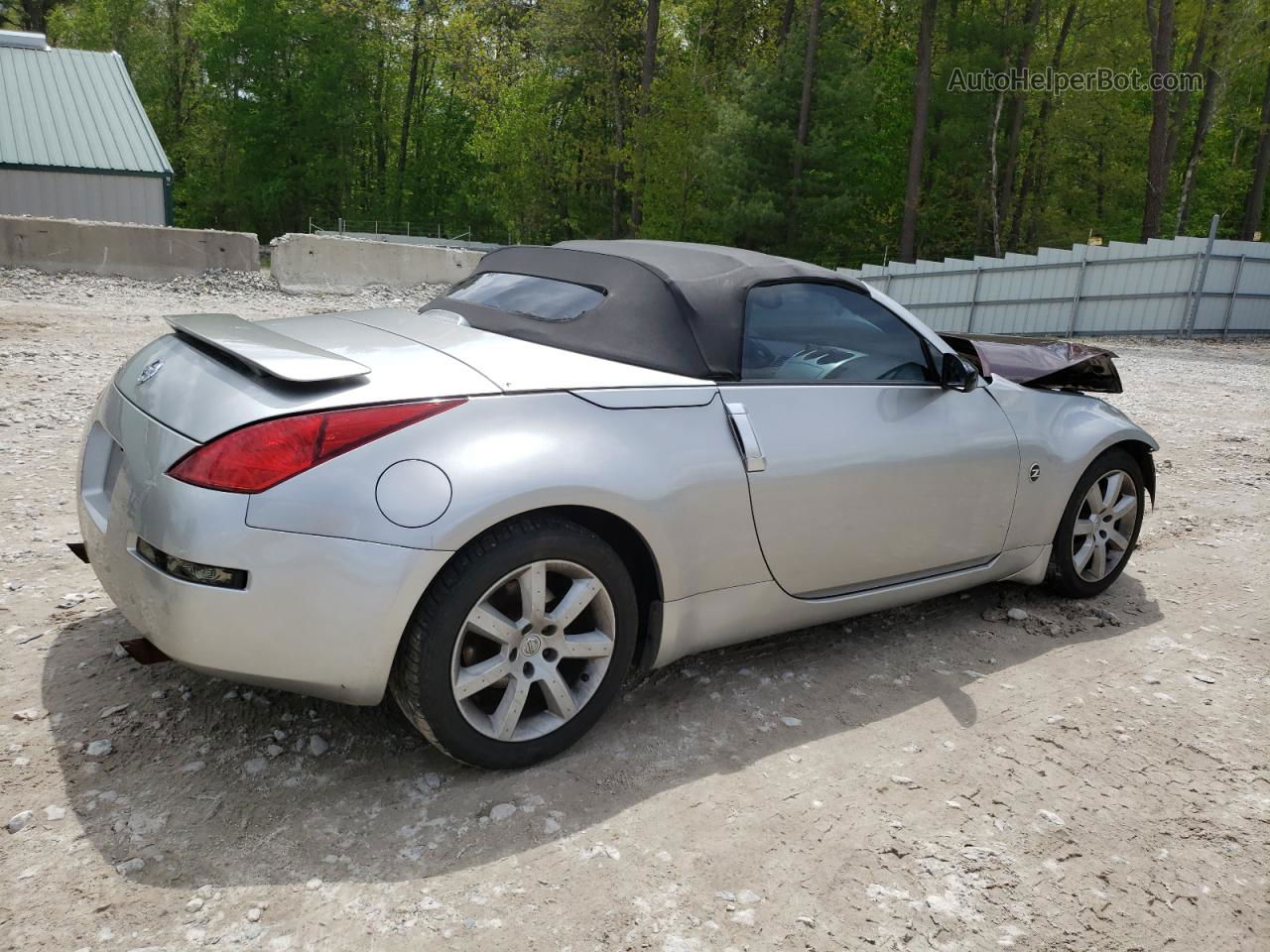 2005 Nissan 350z Roadster Silver vin: JN1AZ36A35M758008