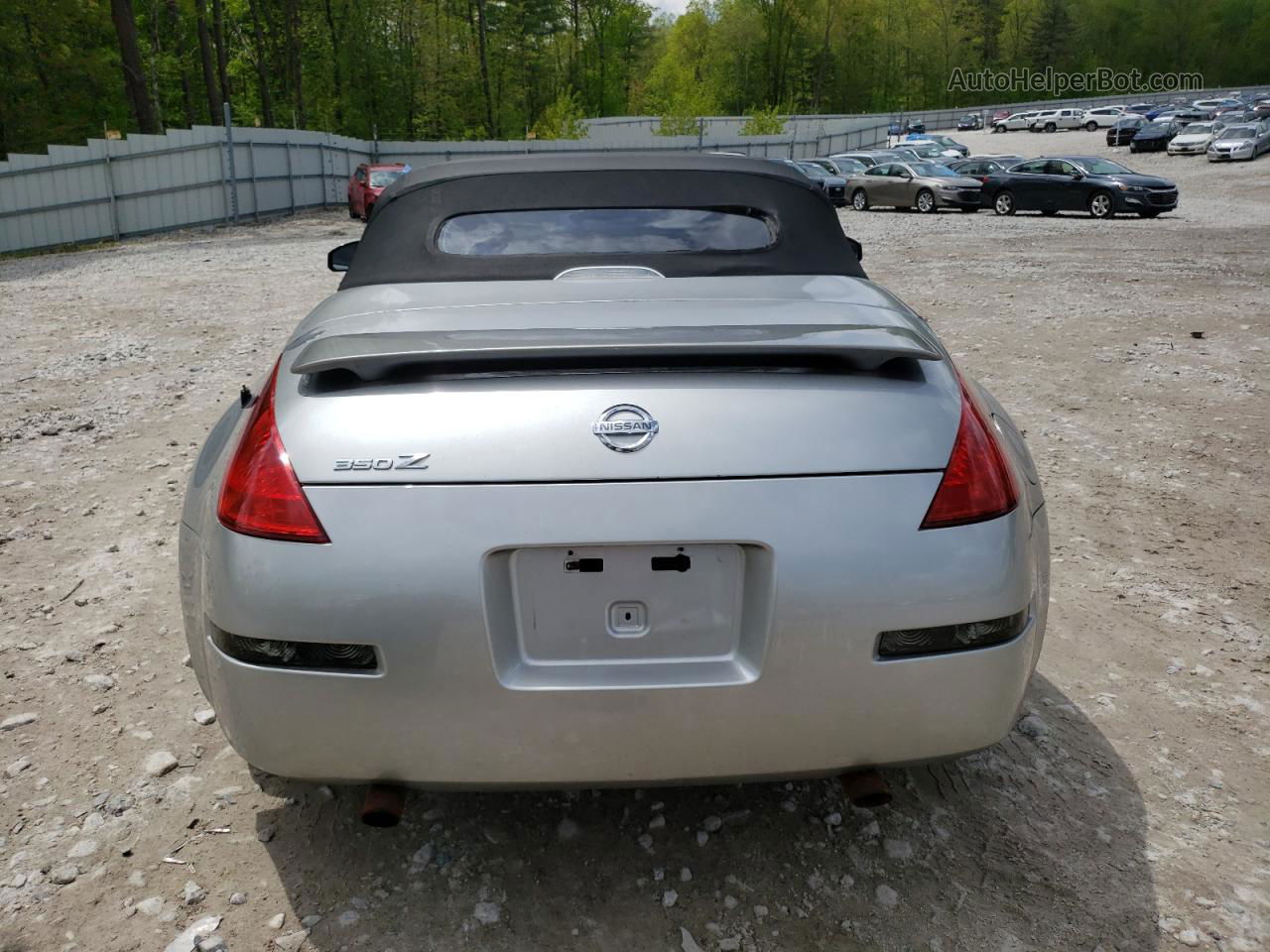 2005 Nissan 350z Roadster Silver vin: JN1AZ36A35M758008