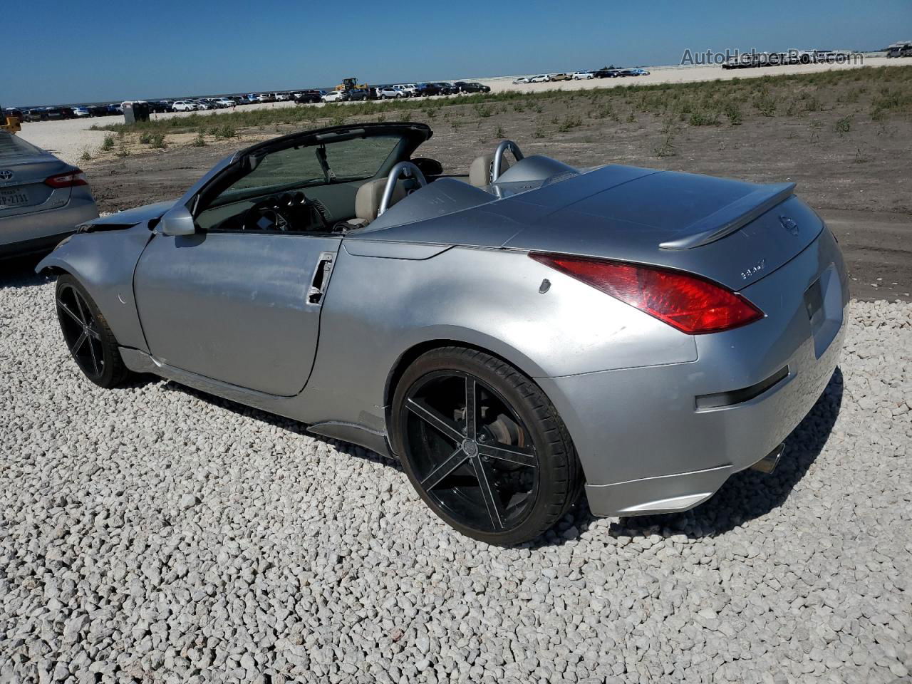 2005 Nissan 350z Roadster Silver vin: JN1AZ36A35M759191