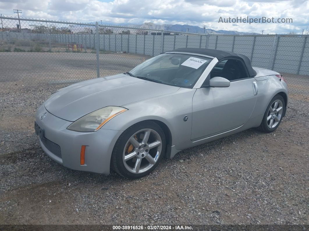 2005 Nissan 350z Grand Touring Silver vin: JN1AZ36A45M755263