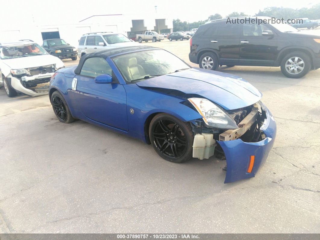 2005 Nissan 350z Touring Blue vin: JN1AZ36A55M752565