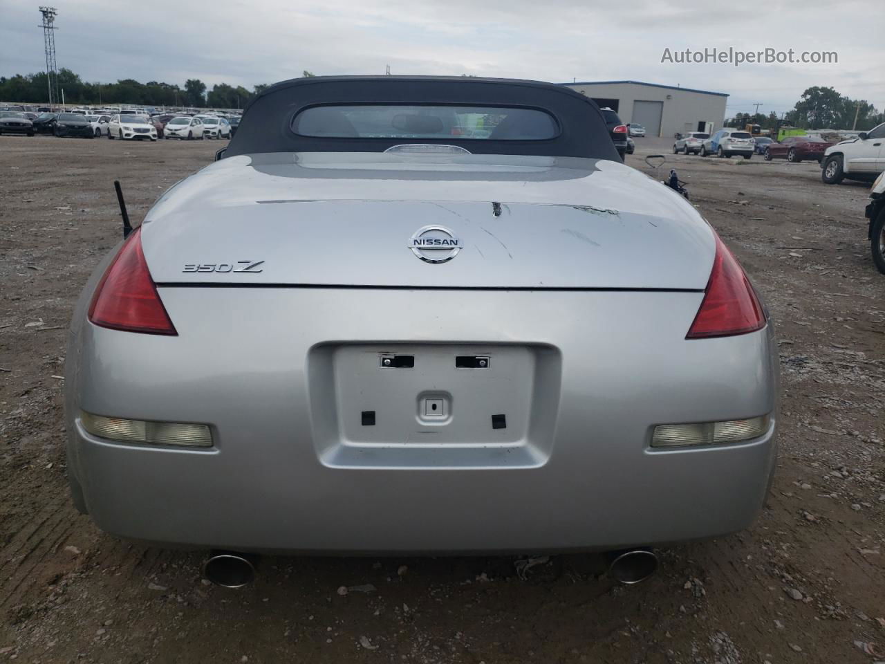 2005 Nissan 350z Roadster Silver vin: JN1AZ36A65M760156