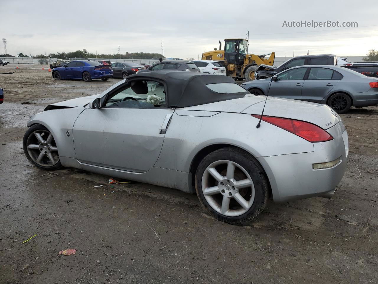 2005 Nissan 350z Roadster Серебряный vin: JN1AZ36A75M751336