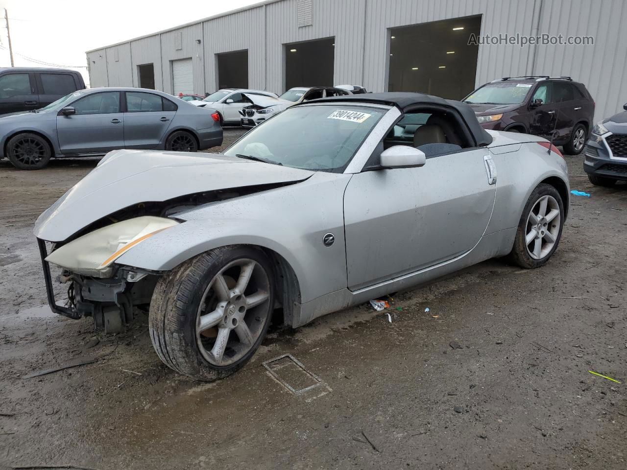 2005 Nissan 350z Roadster Серебряный vin: JN1AZ36A75M751336