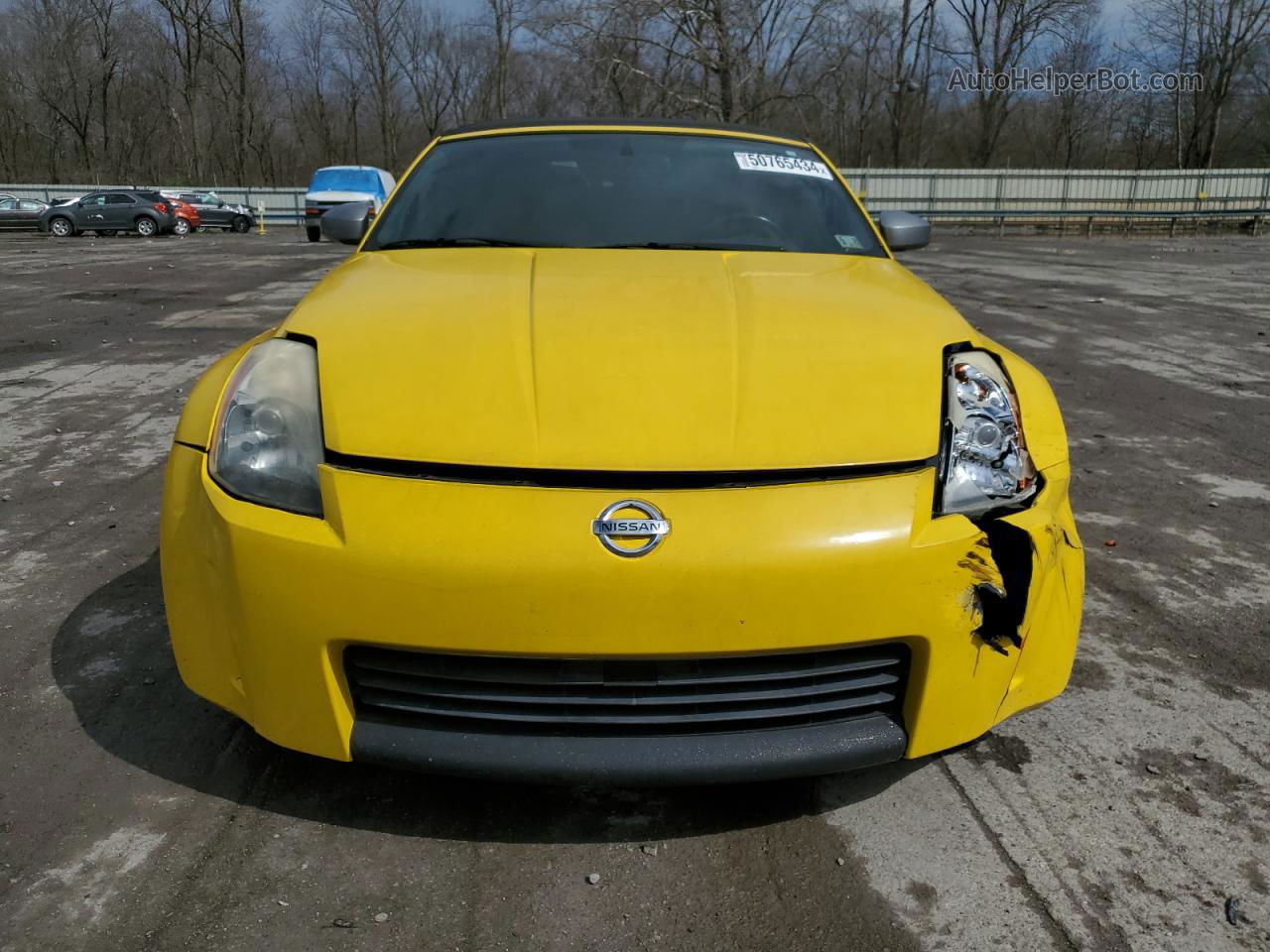 2005 Nissan 350z Roadster Желтый vin: JN1AZ36A75M751465