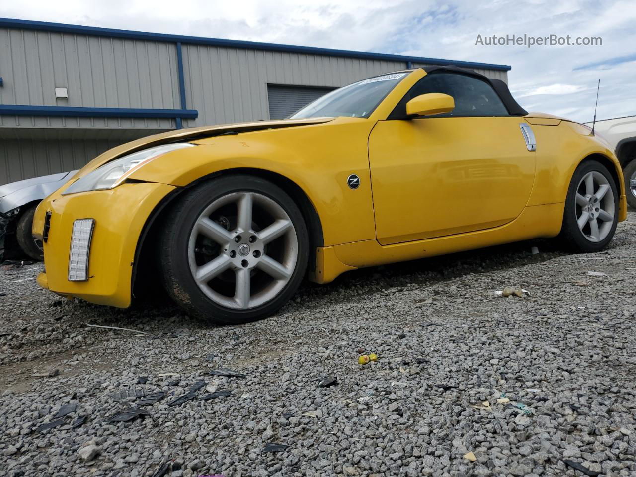 2005 Nissan 350z Roadster Желтый vin: JN1AZ36A85M750048