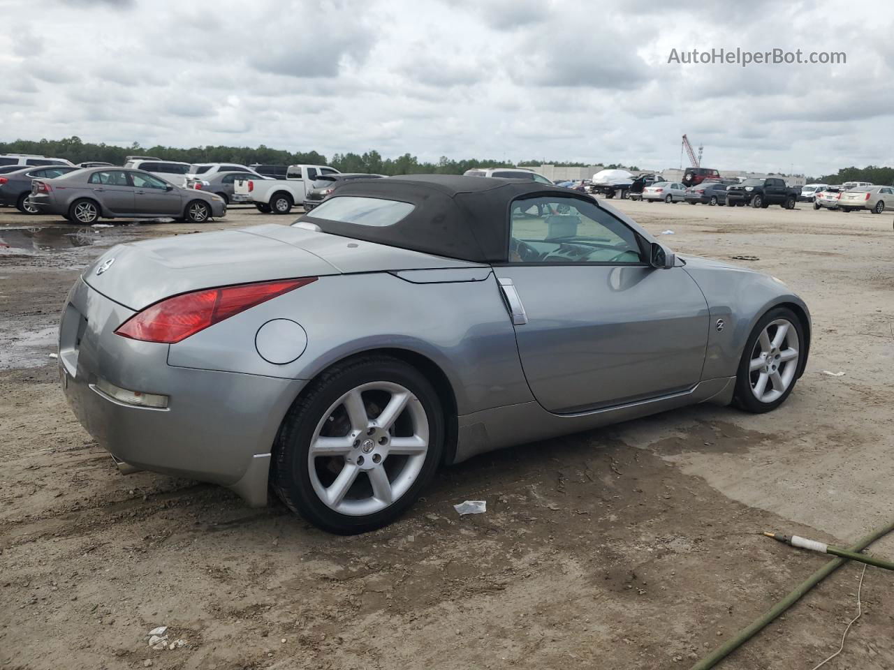 2005 Nissan 350z Roadster Silver vin: JN1AZ36A85M751510