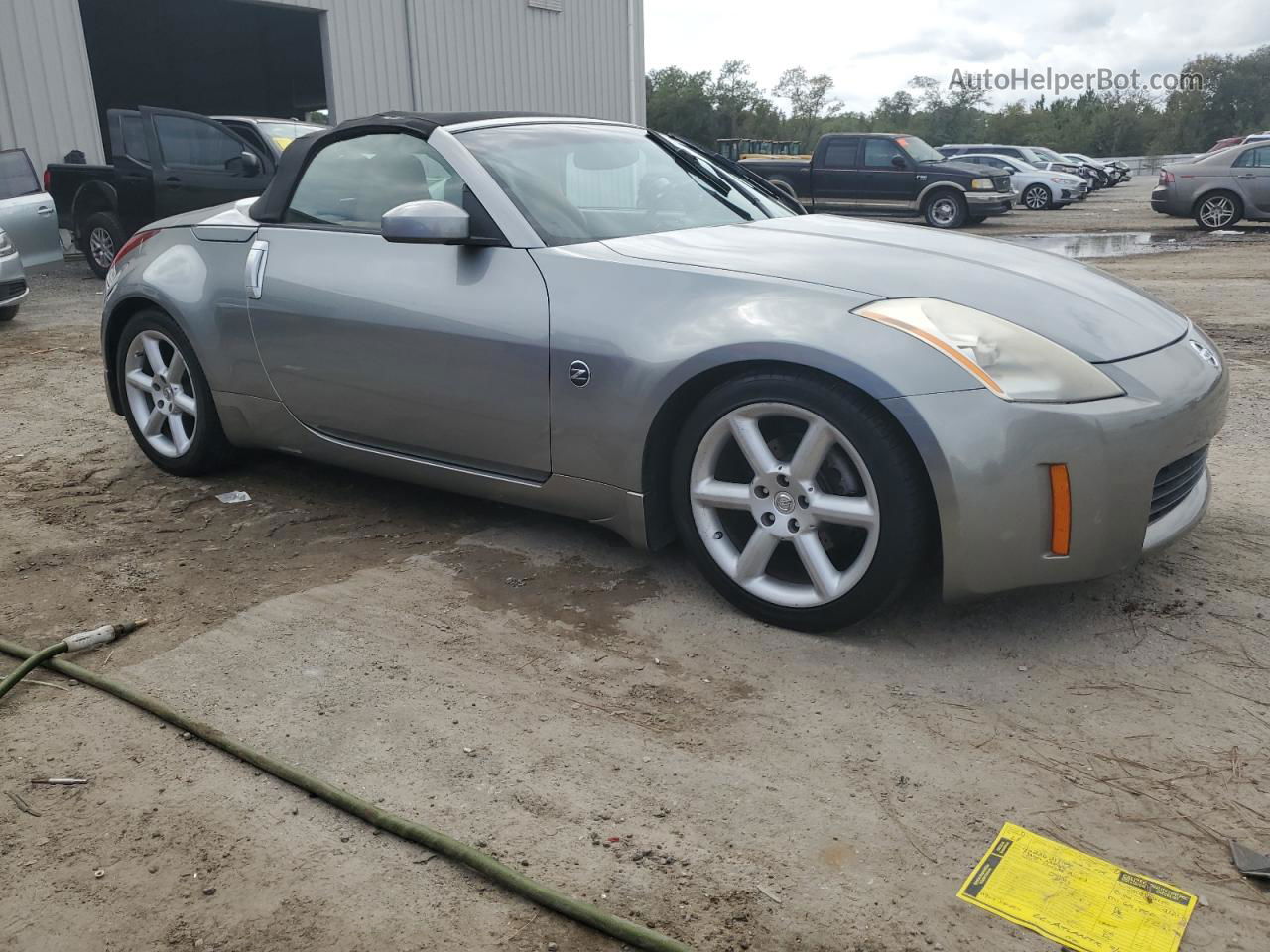 2005 Nissan 350z Roadster Silver vin: JN1AZ36A85M751510