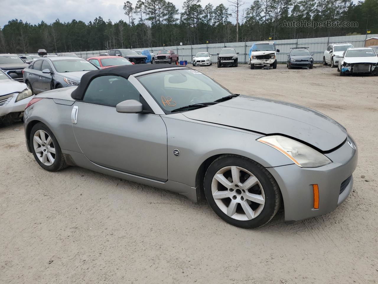 2005 Nissan 350z Roadster Gray vin: JN1AZ36A85M752947