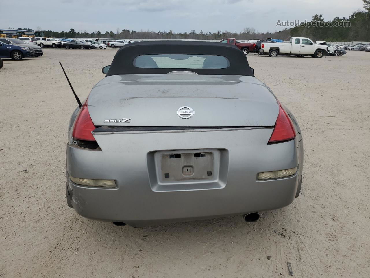 2005 Nissan 350z Roadster Gray vin: JN1AZ36A85M752947