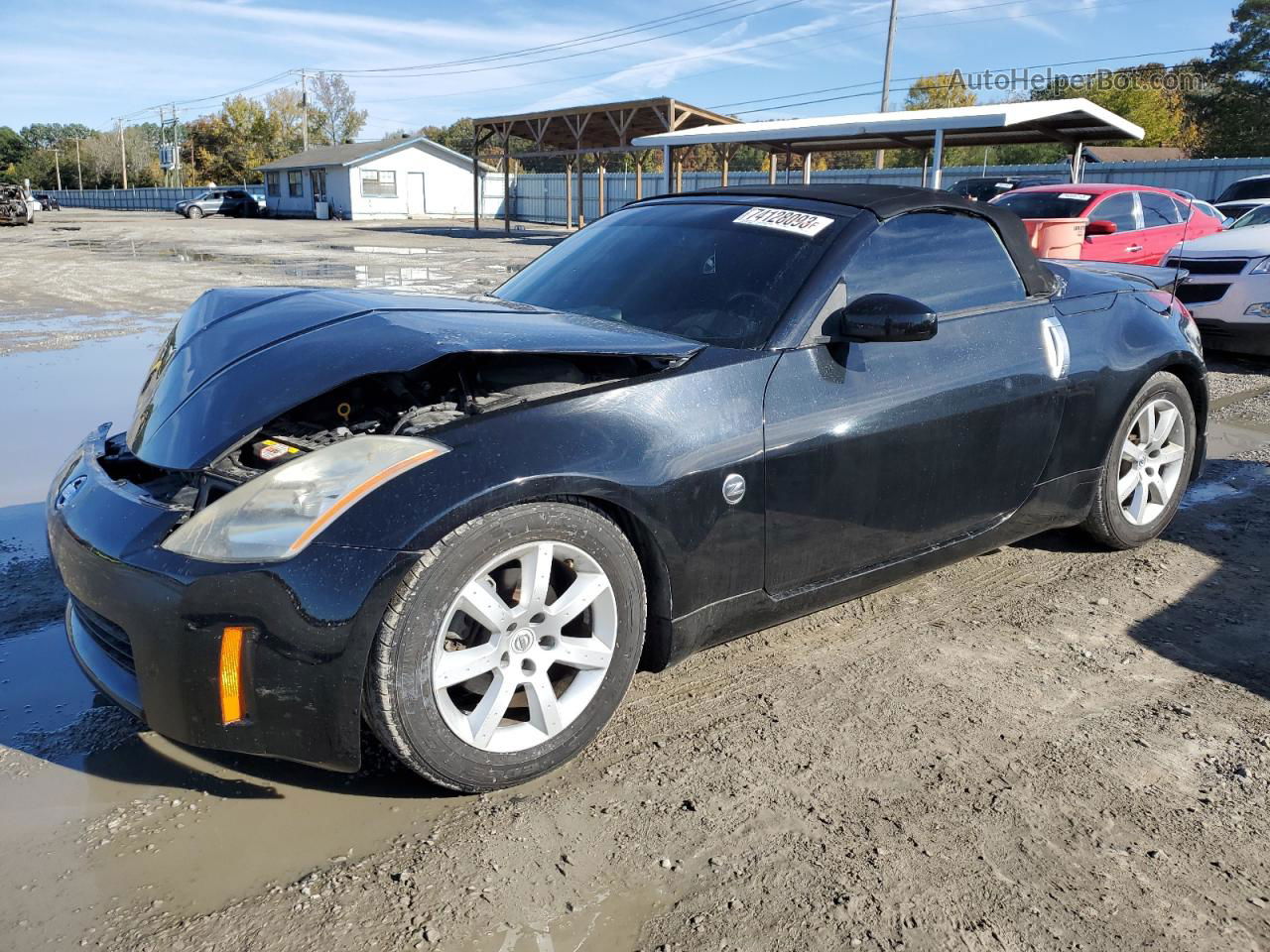 2005 Nissan 350z Roadster Black vin: JN1AZ36A85M757999