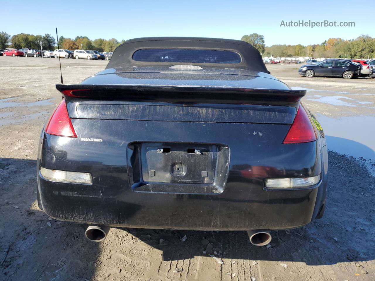 2005 Nissan 350z Roadster Black vin: JN1AZ36A85M757999