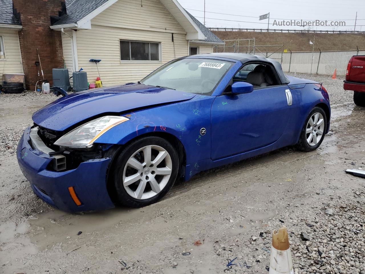 2005 Nissan 350z Roadster Синий vin: JN1AZ36AX5M753047