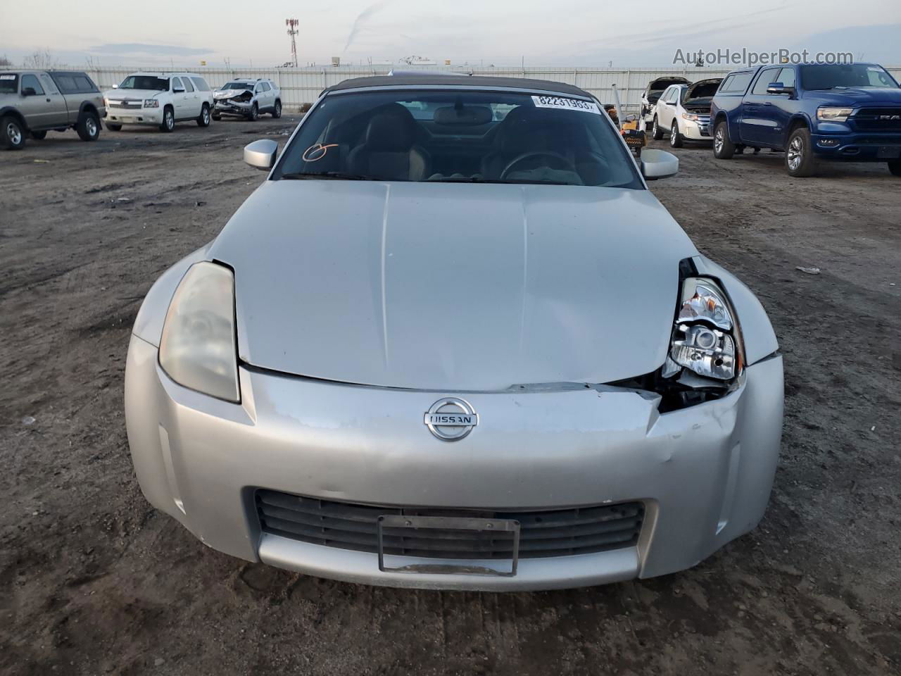 2005 Nissan 350z Roadster Серебряный vin: JN1AZ36AX5M755462