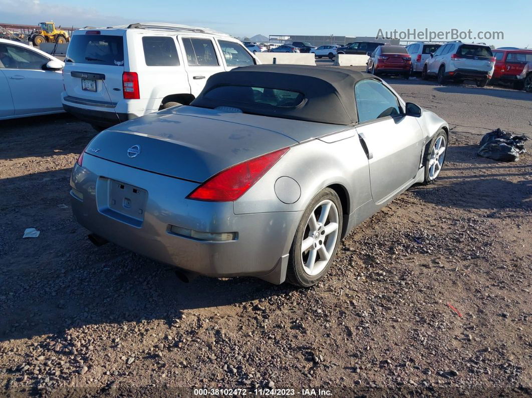 2005 Nissan 350z Grand Touring Silver vin: JN1AZ36AX5M756515