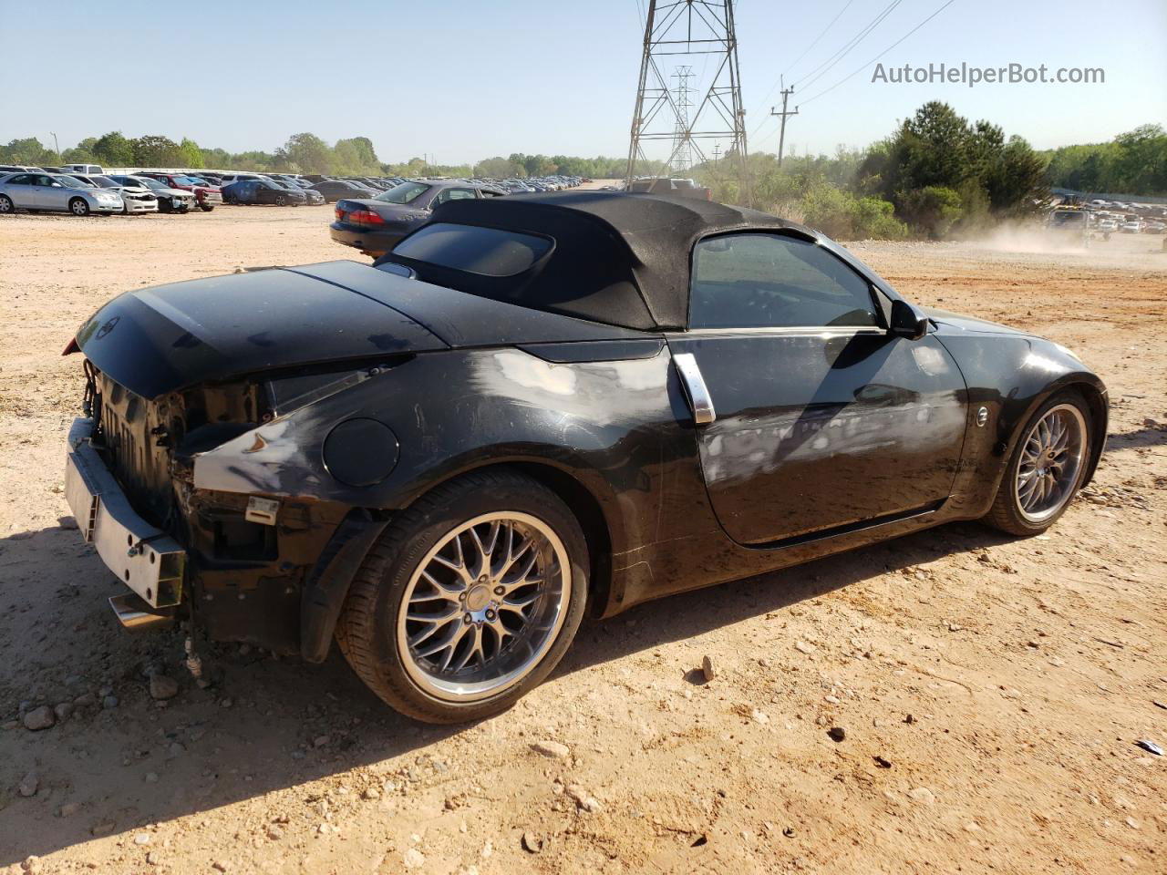 2005 Nissan 350z Roadster Black vin: JN1AZ36AX5M757325