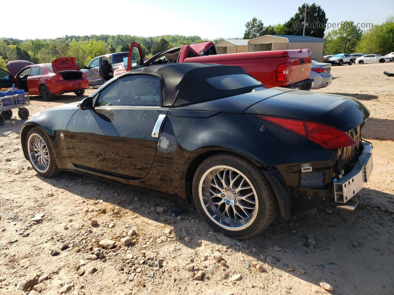 2005 Nissan 350z Roadster Black vin: JN1AZ36AX5M757325