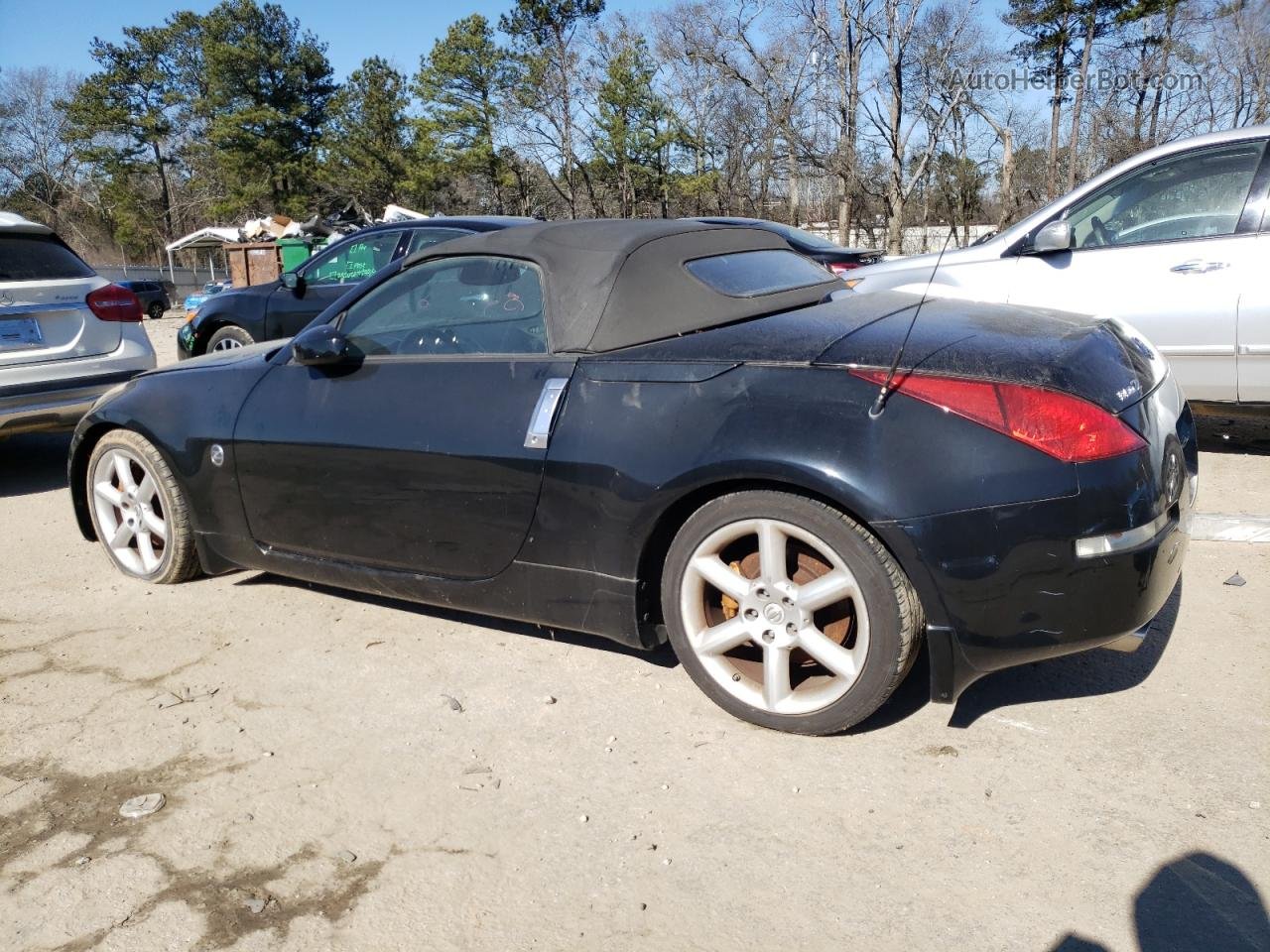 2005 Nissan 350z Roadster Black vin: JN1AZ36AX5M759950