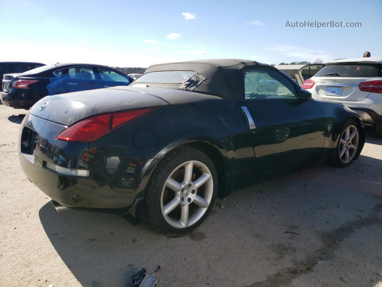 2005 Nissan 350z Roadster Black vin: JN1AZ36AX5M759950