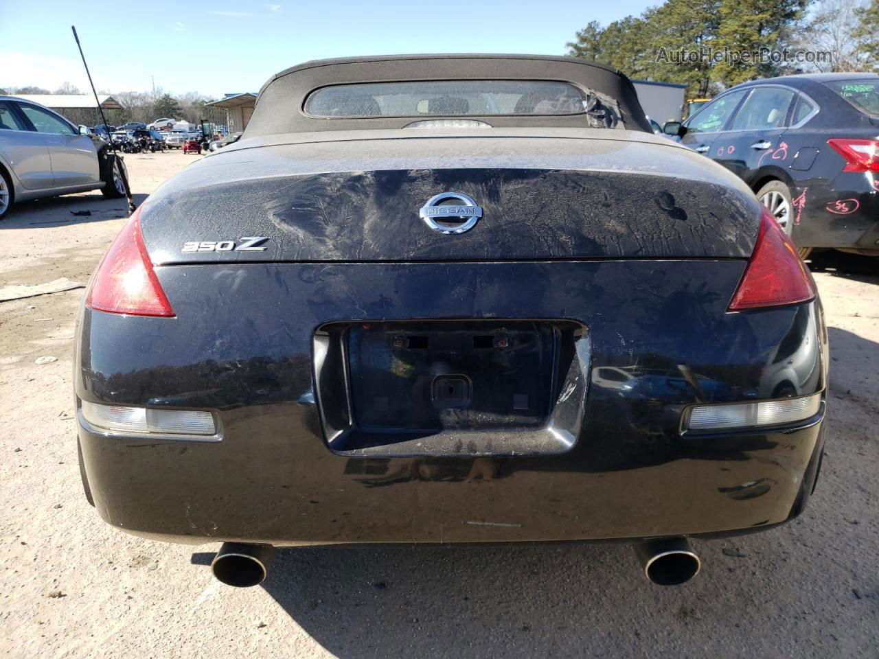 2005 Nissan 350z Roadster Black vin: JN1AZ36AX5M759950