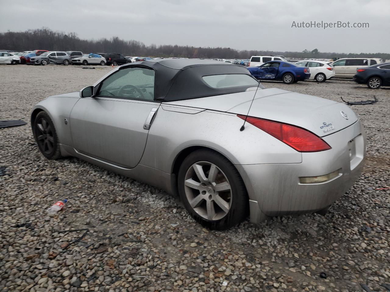 2005 Nissan 350z Roadster Gray vin: JN1AZ36D15M700036